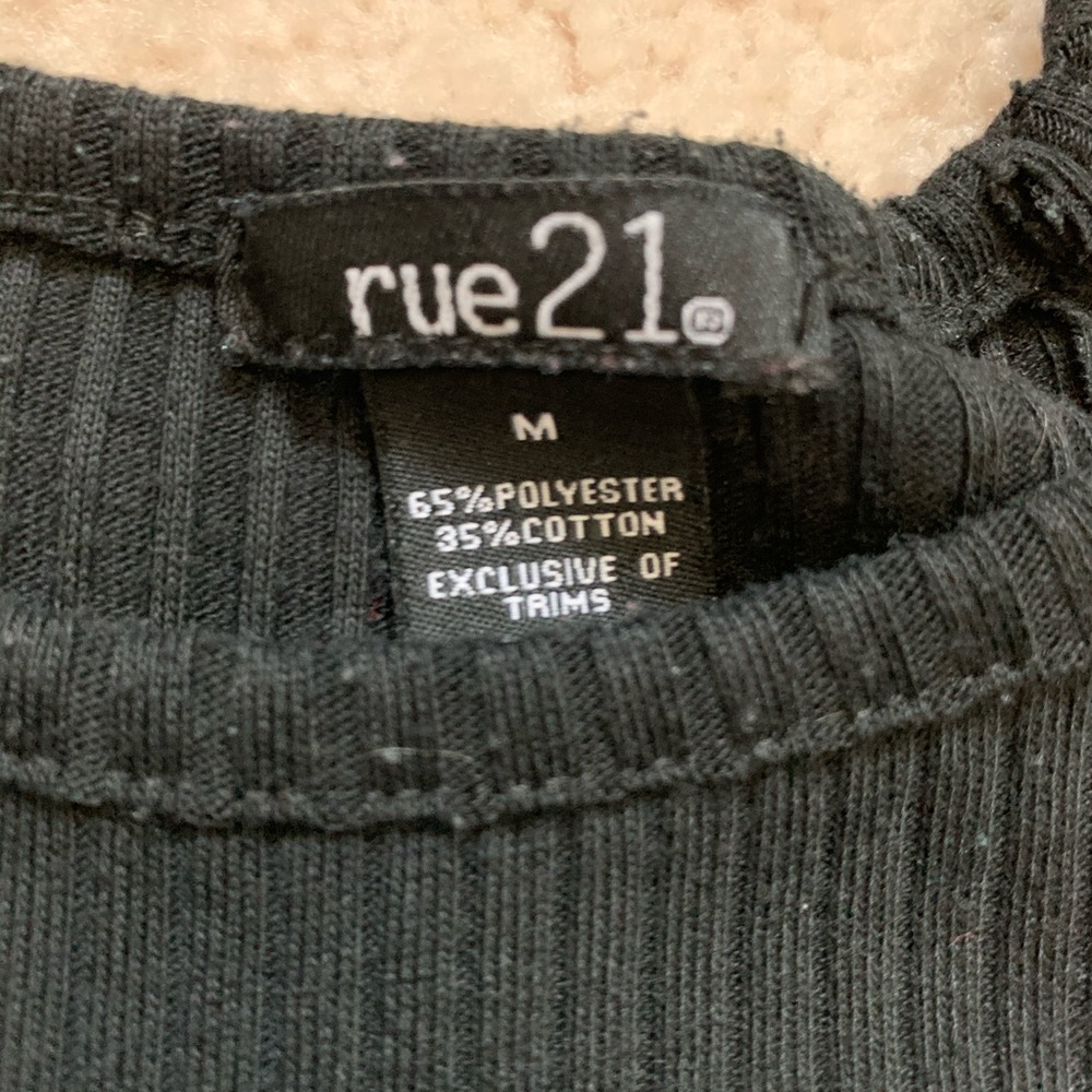 Black Ribbed Tank - Picture 2 of 4